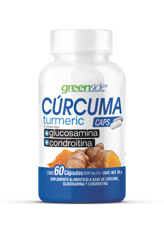 CÚRCUMA + GLUCOSAMINA + CONDROITINA 60 CAPS