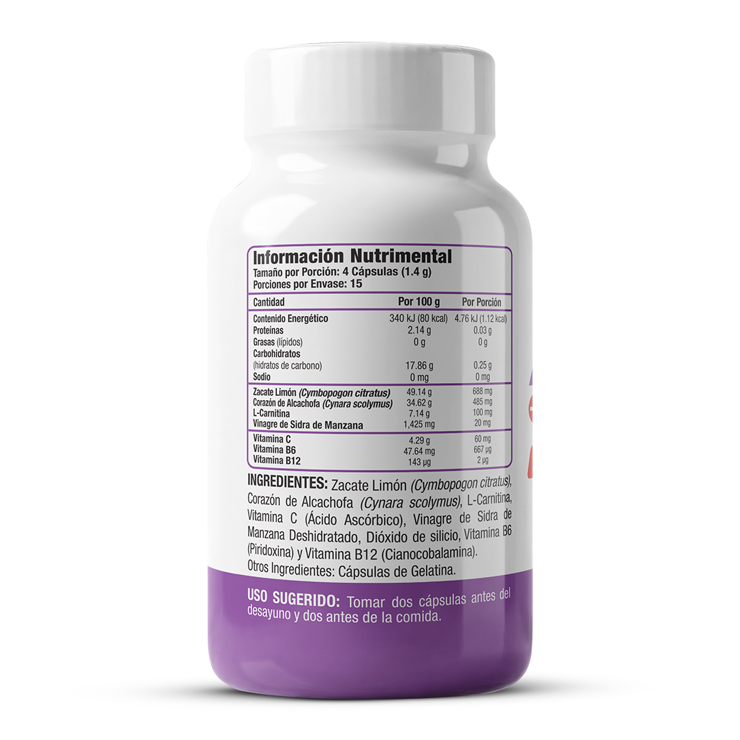 CORAZON DE ALCACHOFA + L-CARNITINA 60 CAPS.