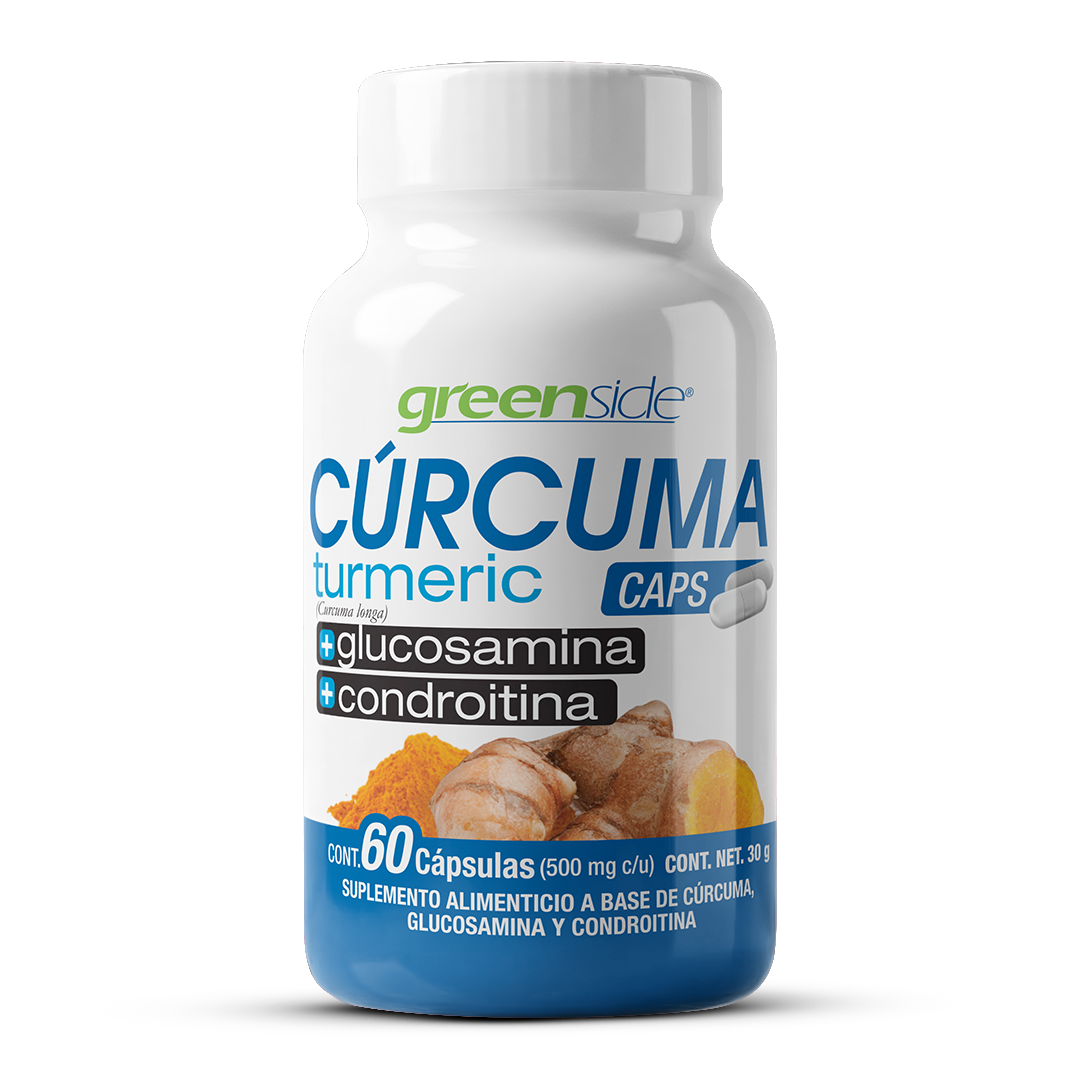 CÚRCUMA + GLUCOSAMINA + CONDROITINA 60 CAPS