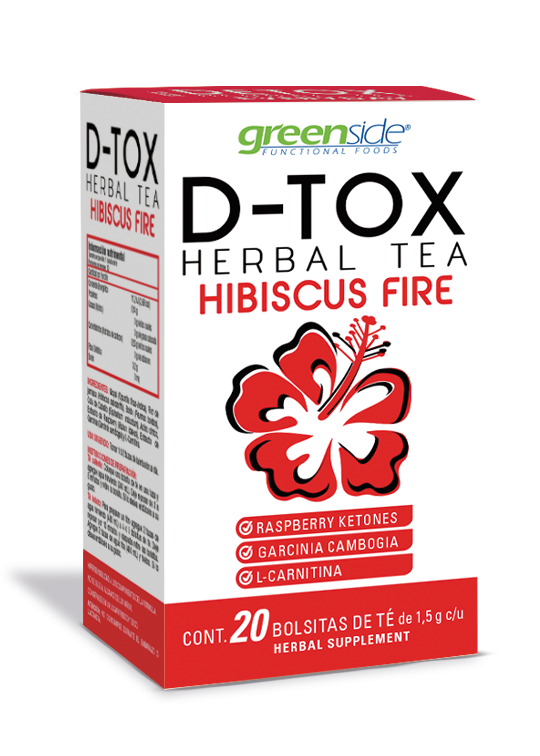 D-TOX HIBISCUS FIRE 20 BOLSITAS.