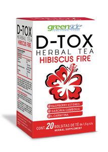 D-TOX HIBISCUS FIRE 20 BOLSITAS.
