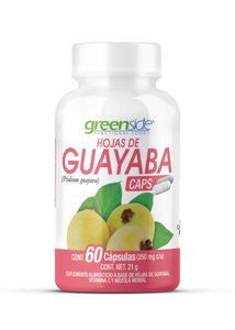 Cápsulas de Hojas de Guayaba con Vitamina C - 60 Caps