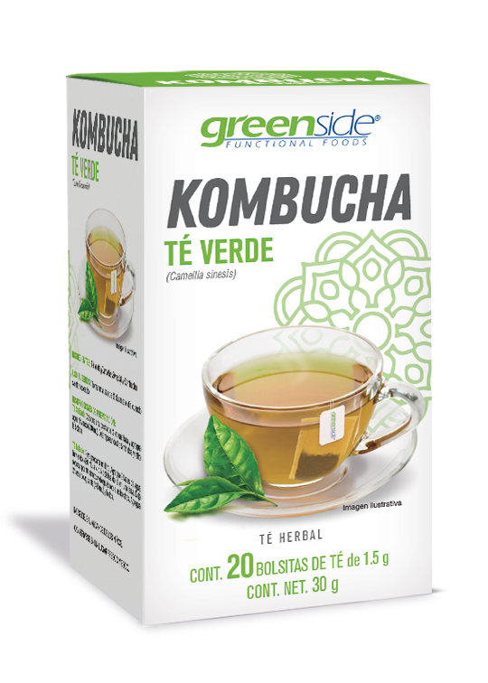 kombucha con Té Verde 20 Bolsitas