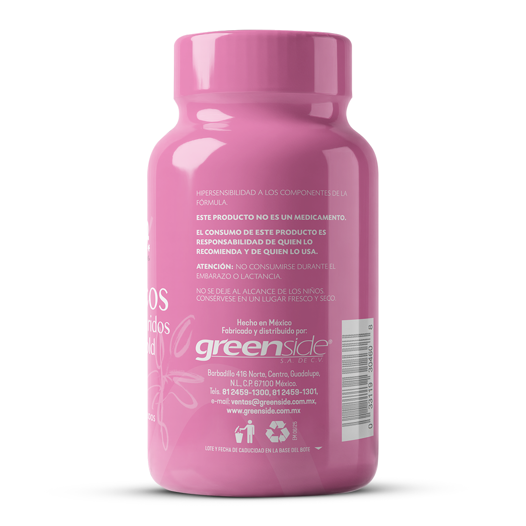 PINK V Probióticos, Fructooligosacáridos y Sweet Marigold