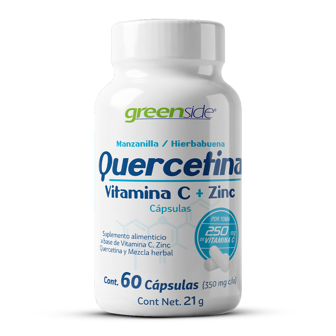 Quercetina, Vitamina C y Zinc 60 Cáps