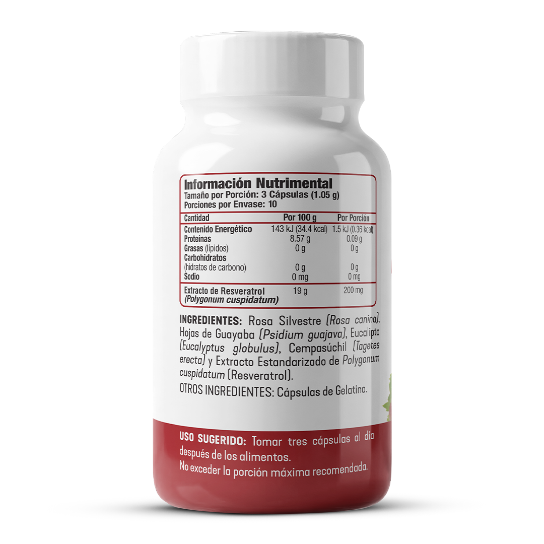 Resveratrol 30 Cápsulas