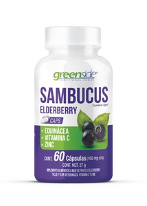 Sambucus con Vitamina C, Equinácea y Zinc - 60 Caps