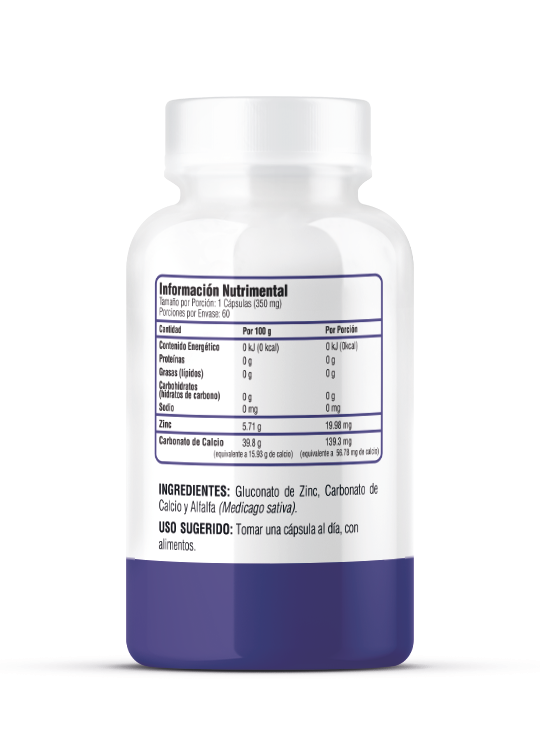 Zinc 60 Cápsulas