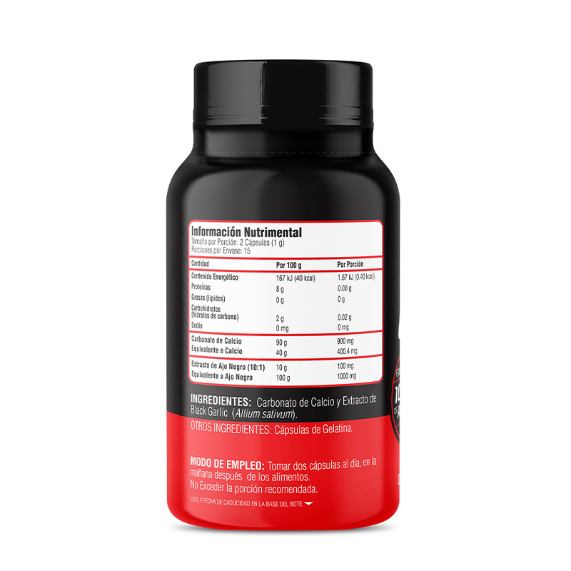 Ajo Negro Black Garlic 30 Cápsulas