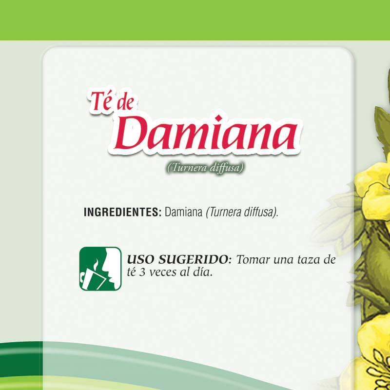 DAMIANA 30 BOLSITAS.