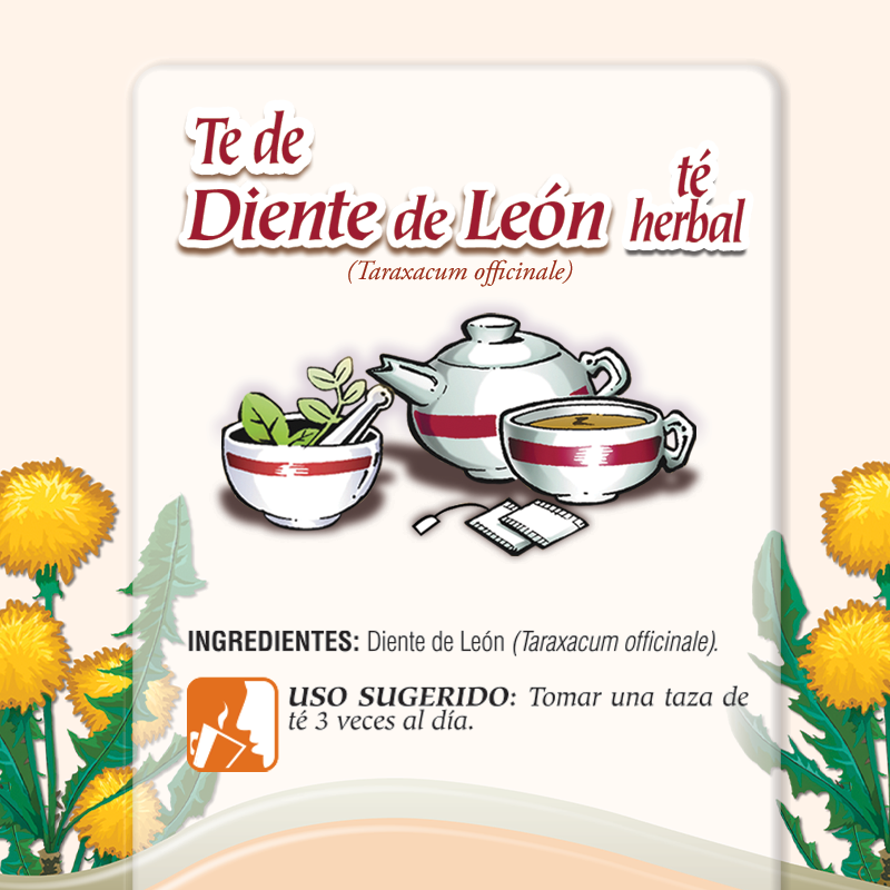 DIENTE DE LEON 30 BOLSITAS.