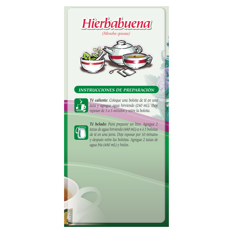 Té de Hierbabuena 25 Bolsitas