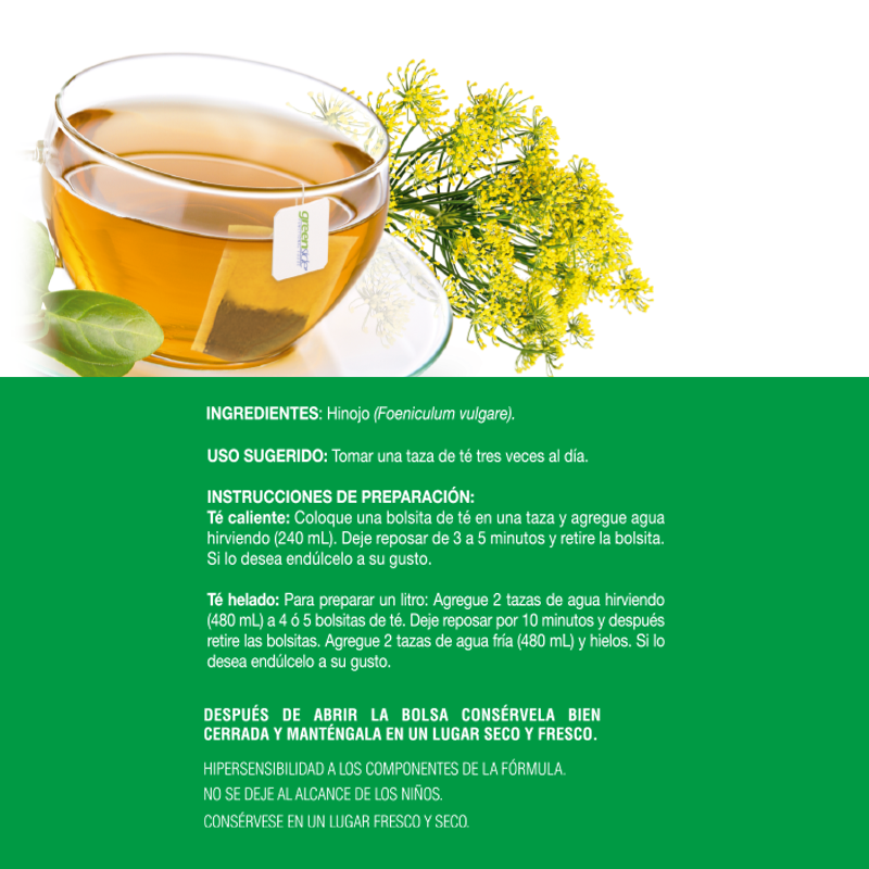 Té de Hinojo 30 bolsitas