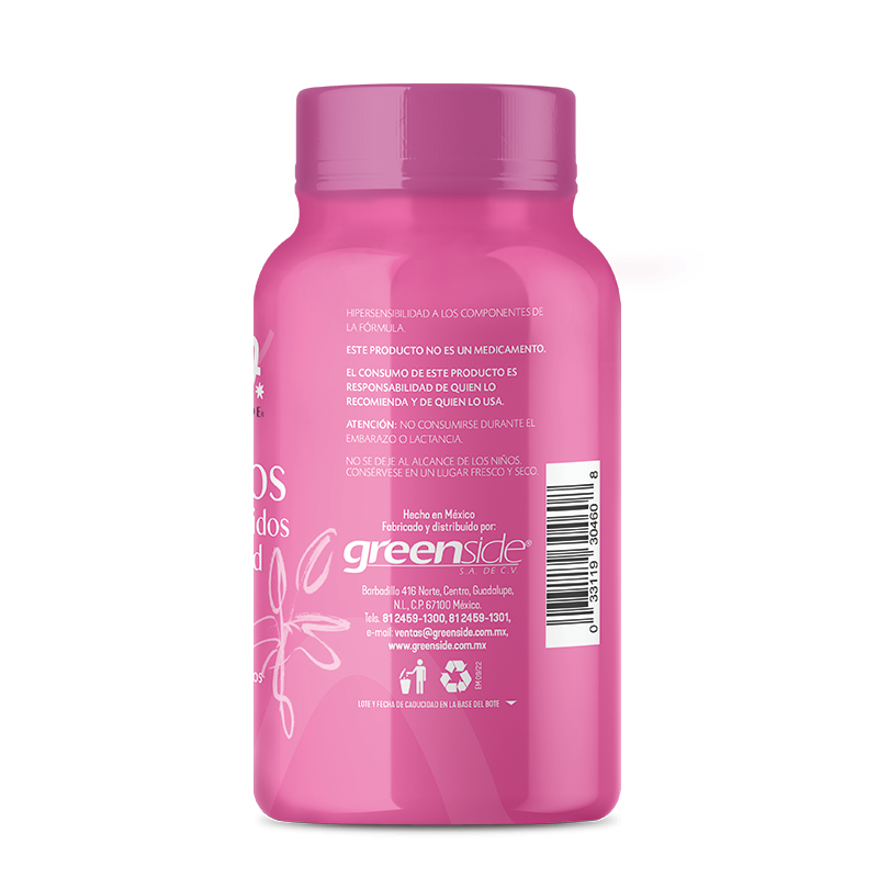 PINK V Probióticos, Fructooligosacáridos y Sweet Marigold