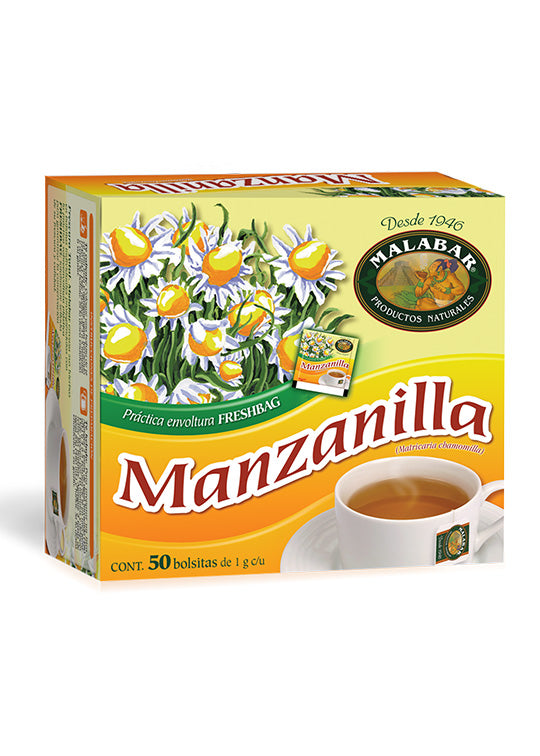 Té de manzanilla 50 Bolsitas
