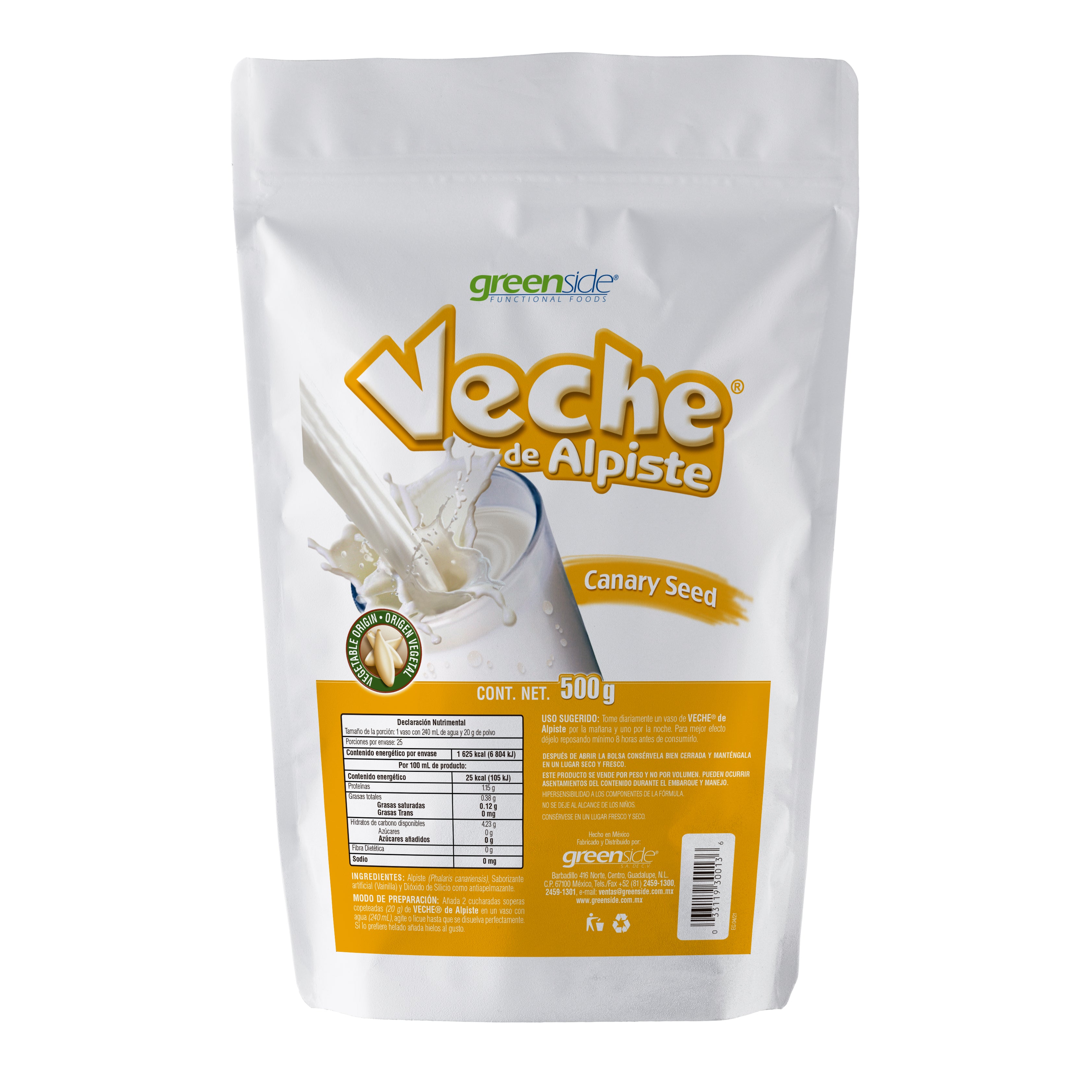 VECHE DE ALPISTE NATURAL 500 G.