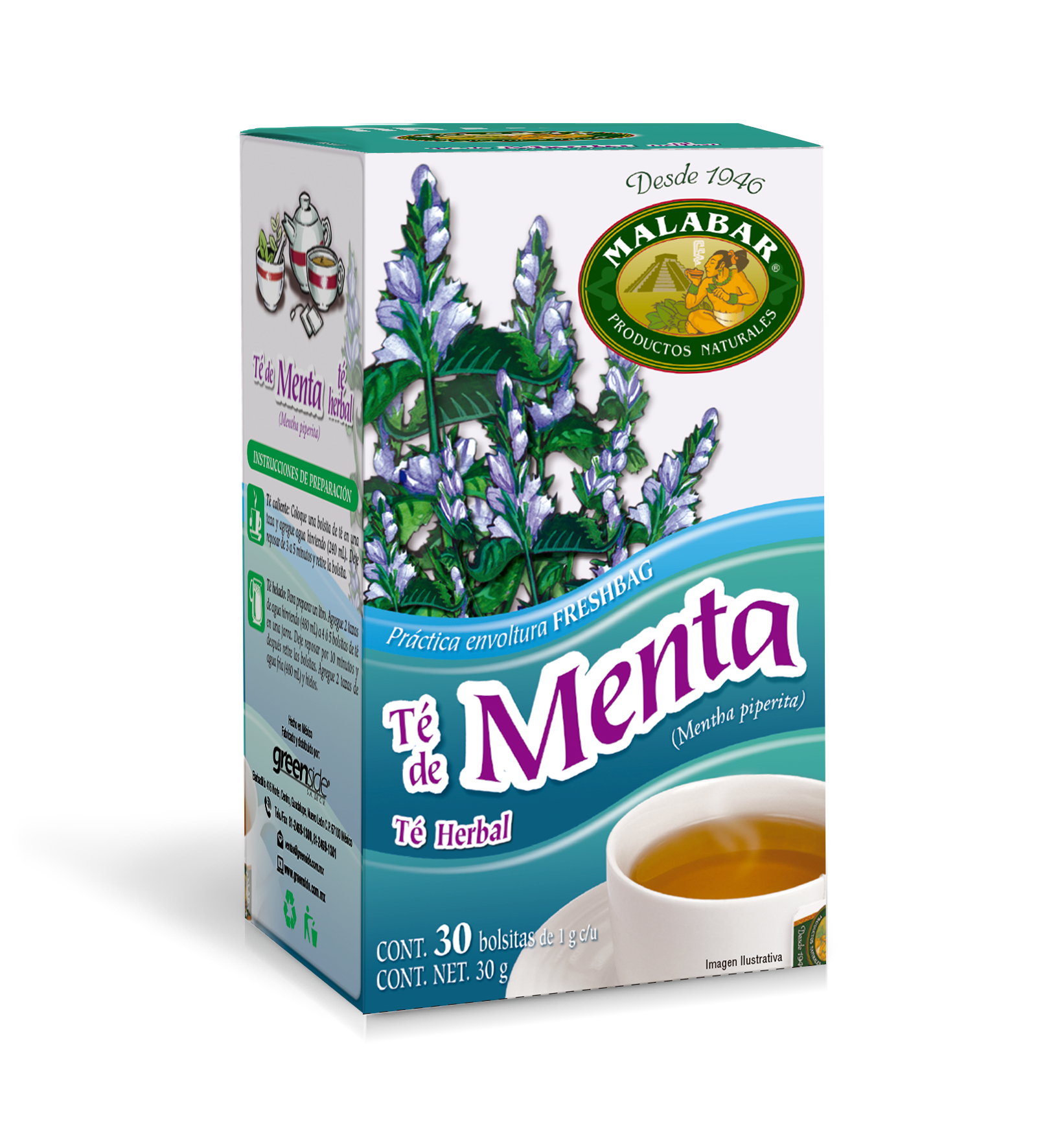 MENTA 30 BOLSITAS